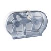 Transparent Double Jumbo Toilet Tissue Dispenser with Universal Key - A59510SP