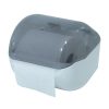 Transparent Standard Single Toilet Roll Dispenser - D619T
